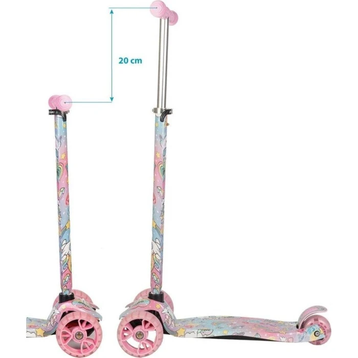 Самокат Enero Maxi Розовый (1024608)