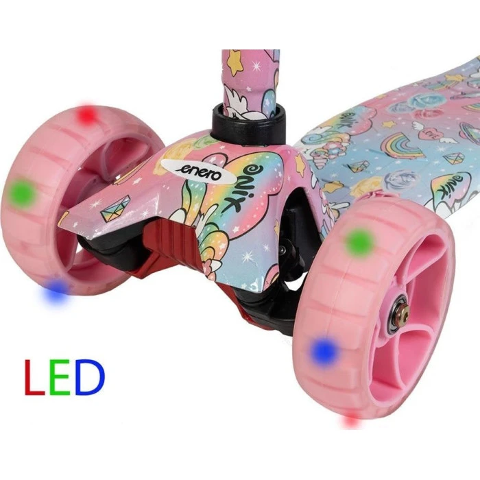 Самокат Enero Maxi Розовый (1024608)