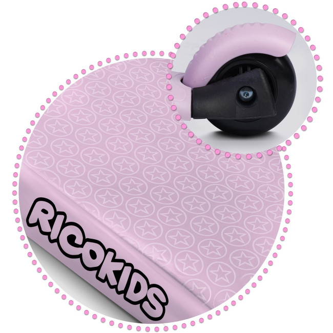 Самокат детский трехколесный Ricokids Cubi розовый