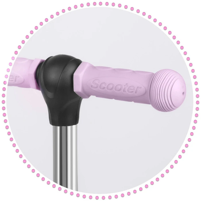 Самокат детский трехколесный Ricokids Cubi розовый