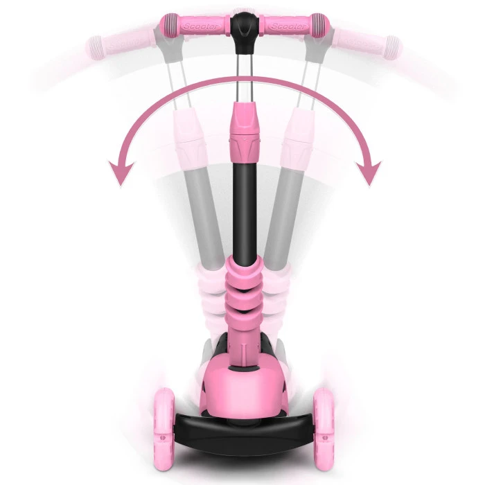 Самокат дитячий триколісний Ricokids Todi рожевий