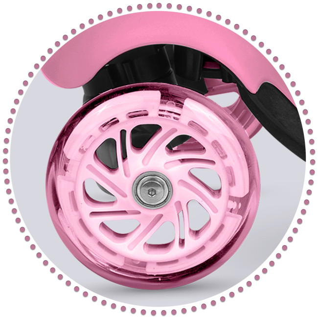 Самокат детский трехколесный Ricokids Todi розовый