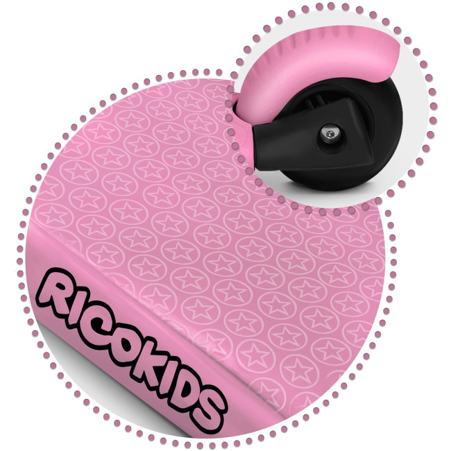 Самокат детский трехколесный Ricokids Todi розовый