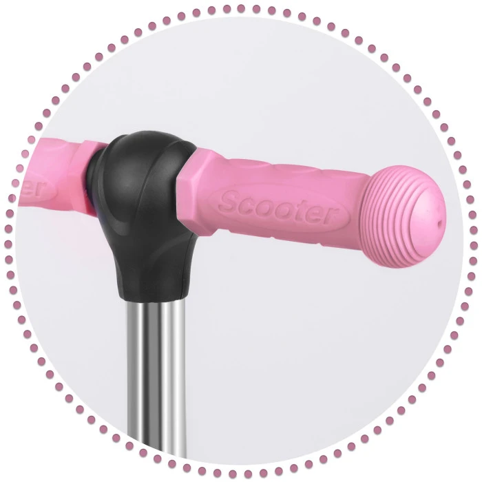 Самокат дитячий триколісний Ricokids Todi рожевий