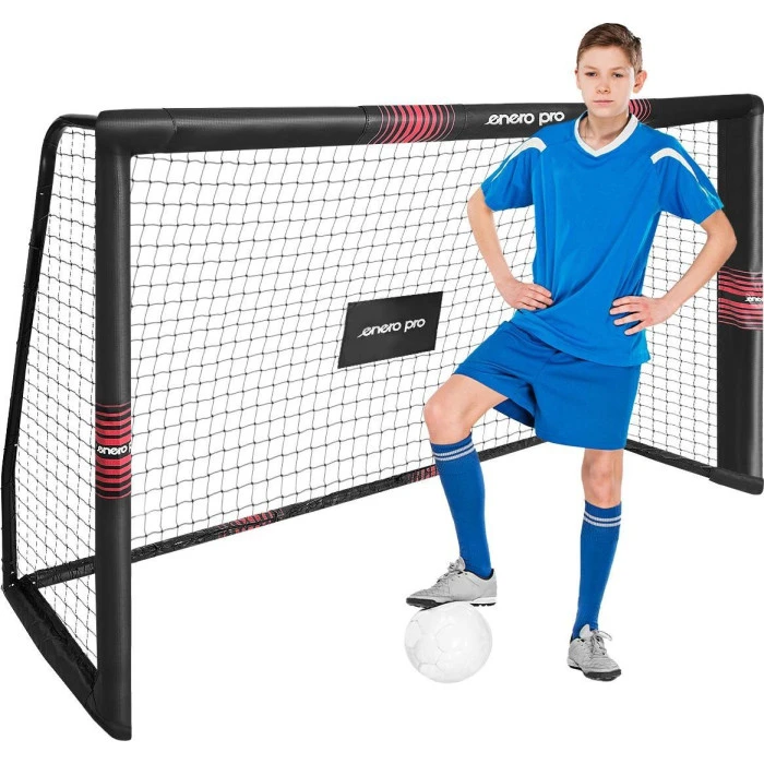 Ворота футбольные Enero Pro 180 x 120 x 60 см, черные