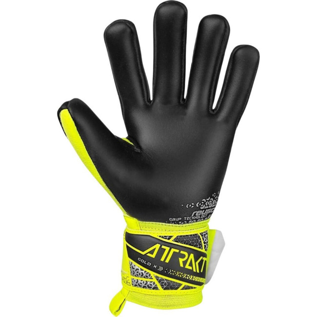 Перчатки вратарские Reusch Attrakt Gold X NC 5570955 2025 г.8,5, желто-черные