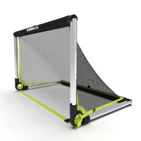 Ворота футбольні алюмінієві BAZOOKAGOAL 120 x 75 см, чорно-жовті