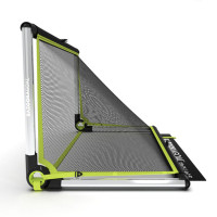 Ворота футбольні алюмінієві BAZOOKAGOAL 120 x 75 см, чорно-жовті