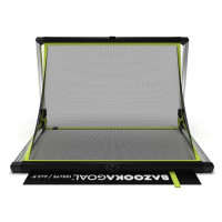 Ворота футбольні алюмінієві BAZOOKAGOAL 120 x 75 см, чорно-жовті