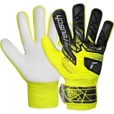 Перчатки вратарские Reusch Attrakt Starter Solid Junior 5572514 2014 г.7,5, желто-черные