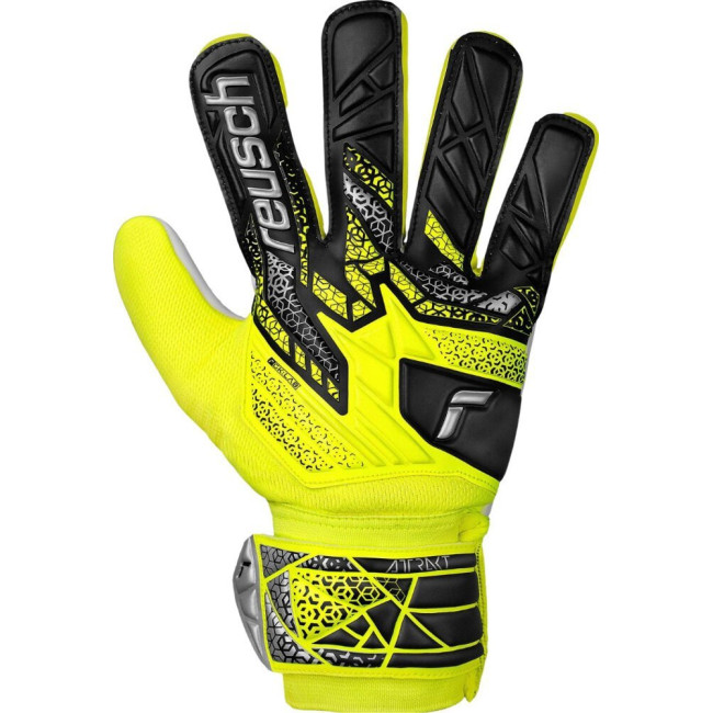 Перчатки вратарские Reusch Attrakt Starter Solid Junior 5572514 2014 г.7,5, желто-черные