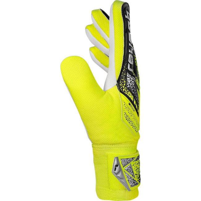 Перчатки вратарские Reusch Attrakt Starter Solid Junior 5572514 2014 г.7,5, желто-черные