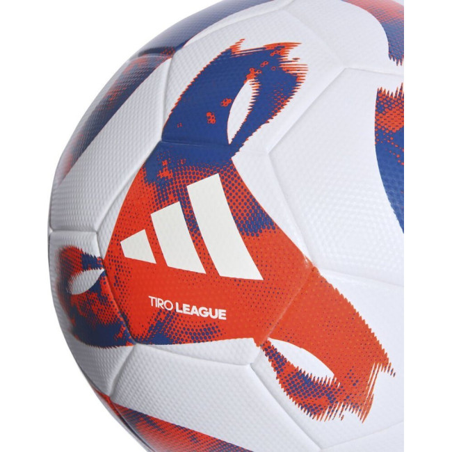 Мяч футбольный Adidas Tiro League TSBE HT2422 размер 4, бело-синий