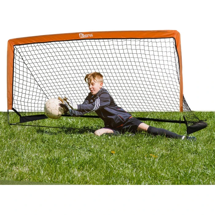 Ворота футбольные Abarqs 205 см, оранжевые