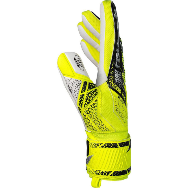 Перчатки вратарские Reusch Attrakt Grip 5570815 2014 г.10,5, желто-черные