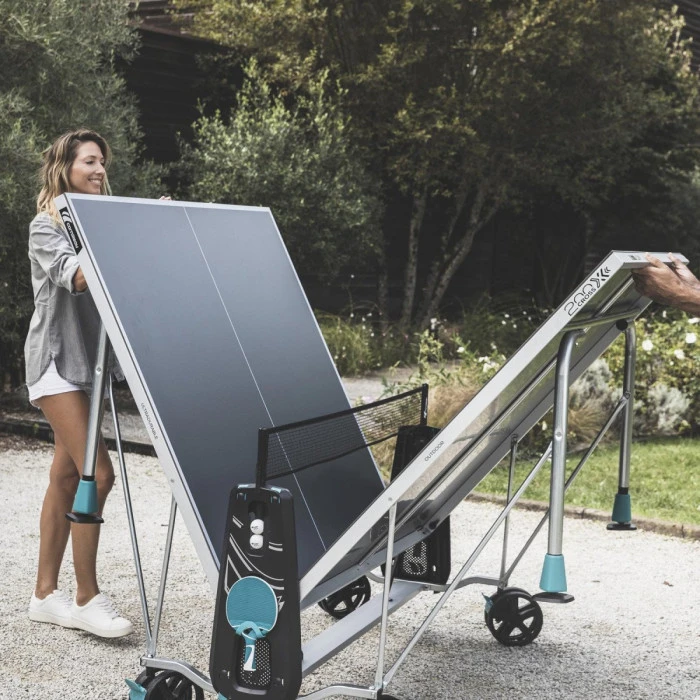 Стол теннисный Cornilleau 200X OUTDOOR, серый