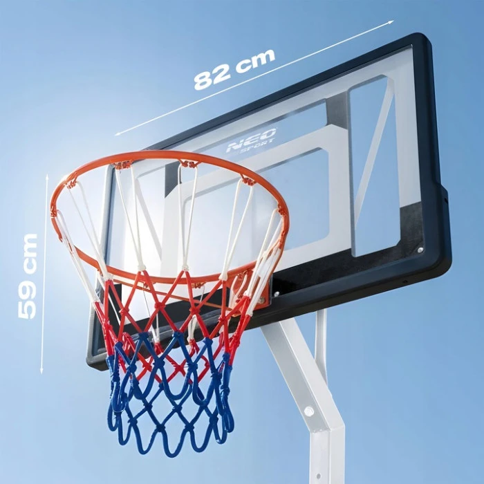 Стойка для баскетбола Neo-Sport NS-281 150-260 см, черная