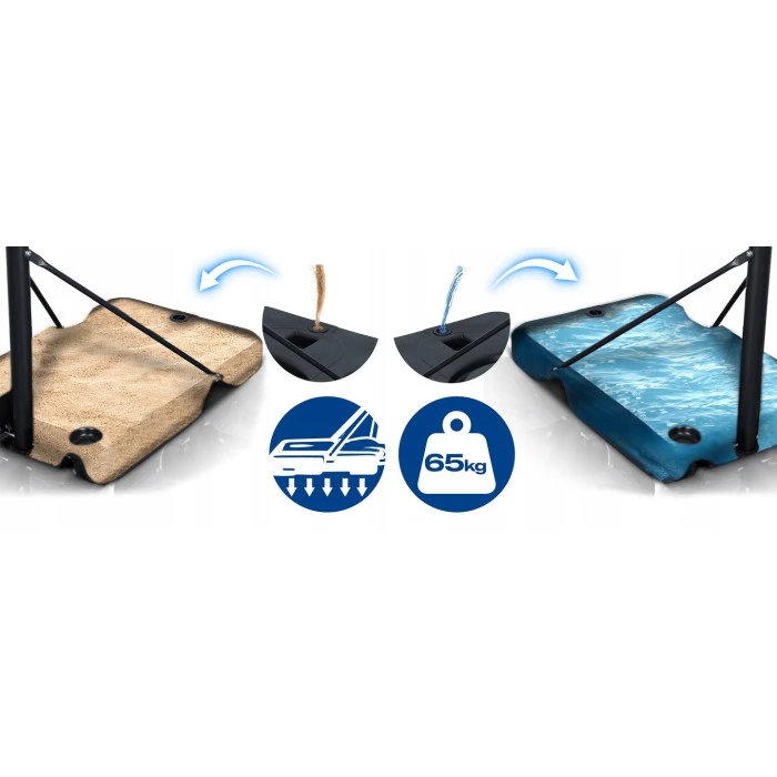 Стойка для баскетбола Neo-Sport NS-282 135-300 см, черная