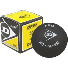 Мячи для сквоша Dunlop PRO WSF/PSA 3 шт, черные