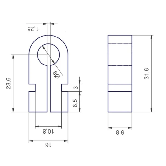Зажим омега-сетка (100 шт.)