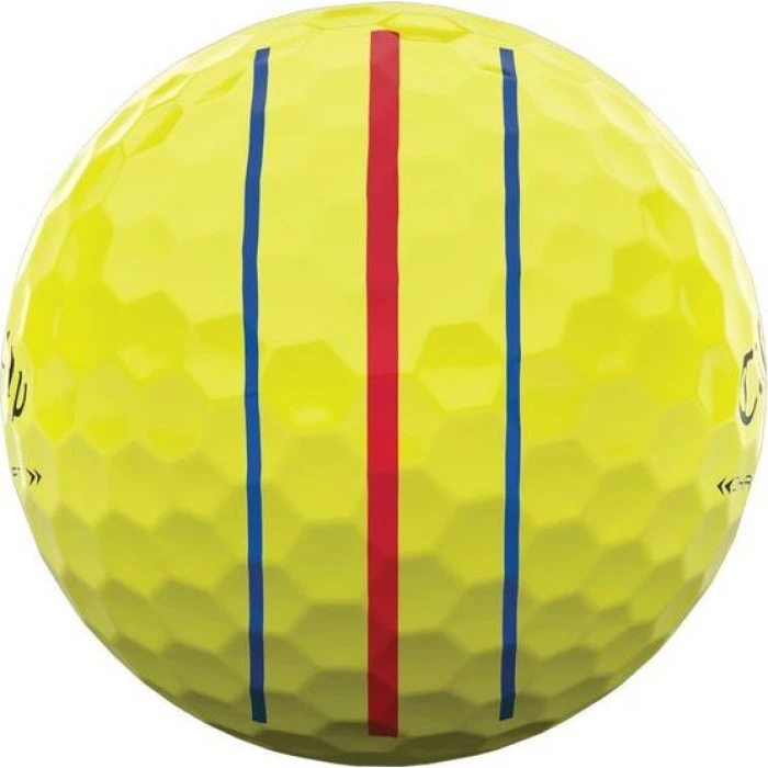 М'ячі для гольфу Callaway Chrome Soft X Triple Track 12 шт, жовті