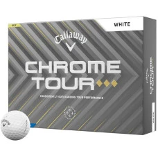 М'ячі для гольфу Callaway Chrome Tour Triple Diamond 2025 12 шт, білі