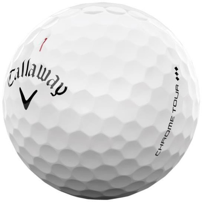 Мячи для гольфа Callaway Chrome Tour Triple Diamond 2025 12 шт, белые