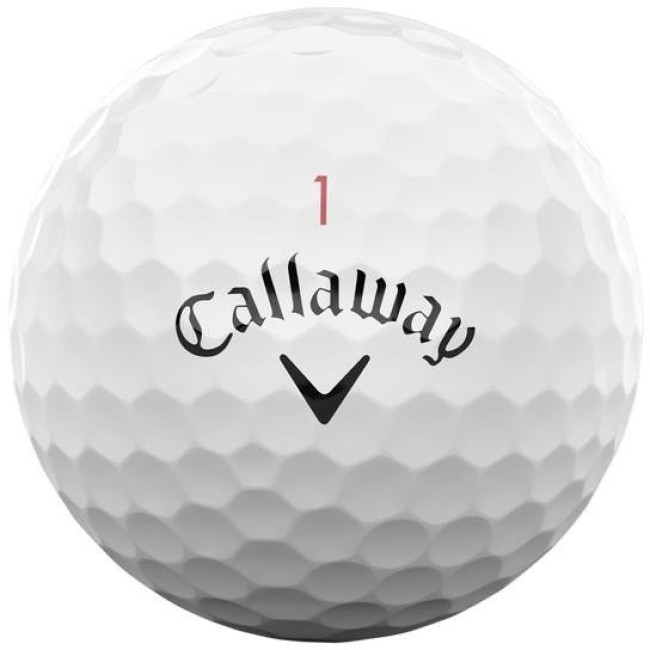 Мячи для гольфа Callaway Chrome Tour Triple Diamond 2025 12 шт, белые
