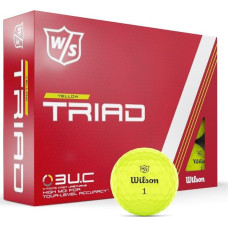 Мячи для гольфа Wilson Staff TRIAD 12 шт, желтые