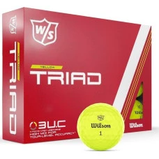 Мячи для гольфа Wilson Staff TRIAD 12 шт, желтые