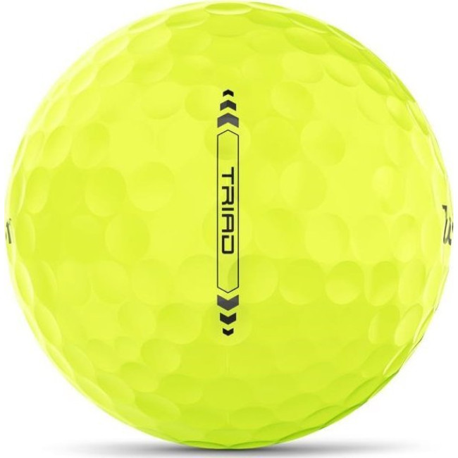 М'ячі для гольфу Wilson Staff TRIAD 12 шт, жовті