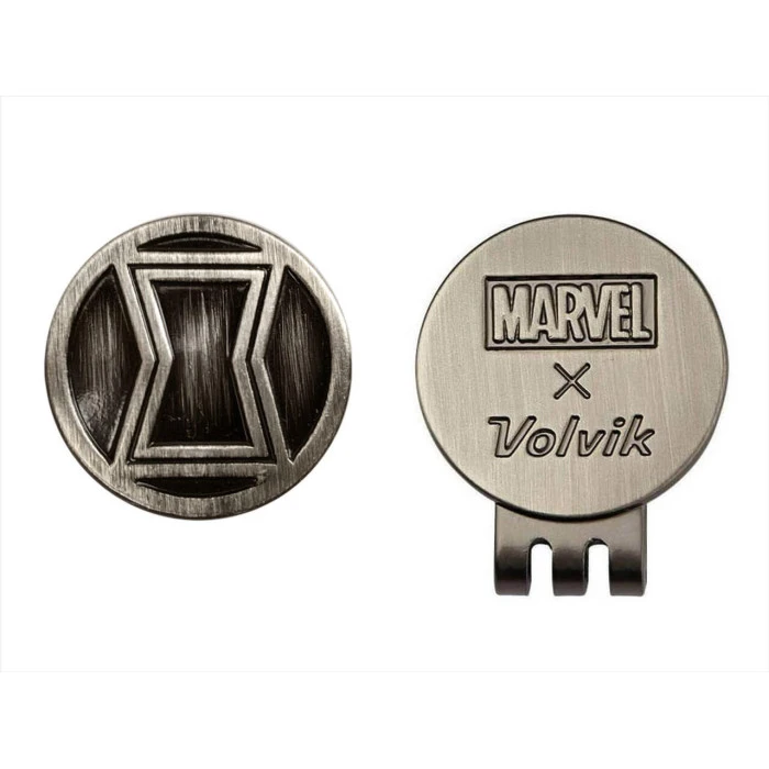 Мячи для гольфа Volvik Marvel BLACK WIDOW 4 шт, черно-серые