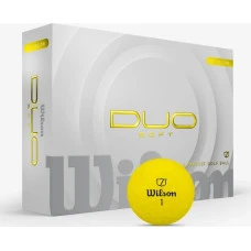 Мячи для гольфа Wilson Duo Soft 2025 12 шт, желтые
