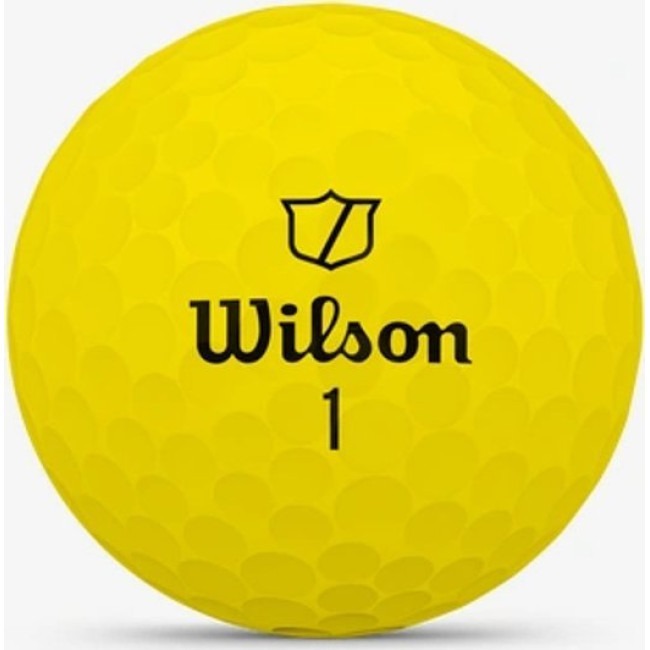 Мячи для гольфа Wilson Duo Soft 2025 12 шт, желтые