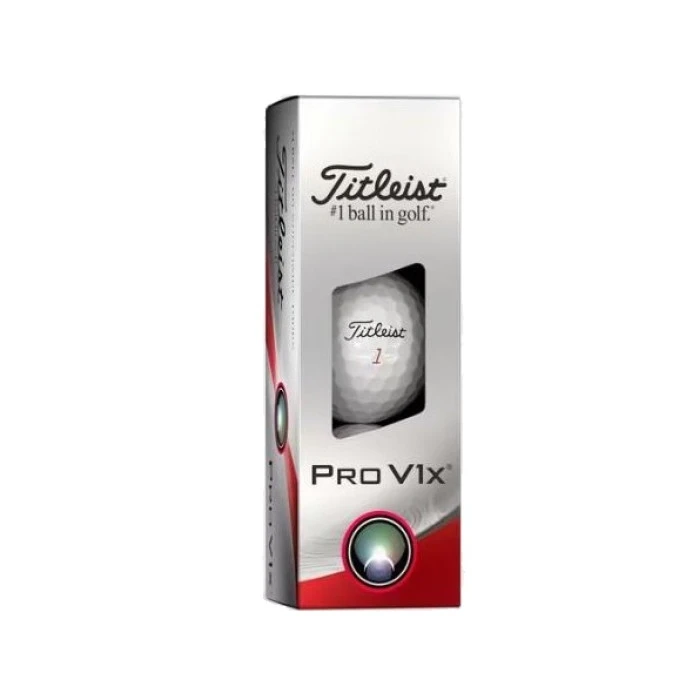 Мячи для гольфа Titleist Pro V1х 3 шт, белые