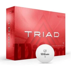 Мячи для гольфа Wilson TRIAD 12 шт, белые