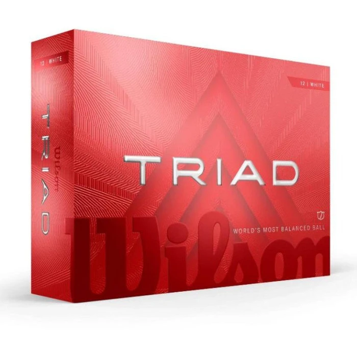 М'ячі для гольфу Wilson TRIAD 12 шт, білі