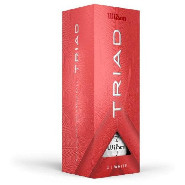 Мячи для гольфа Wilson TRIAD 12 шт, белые