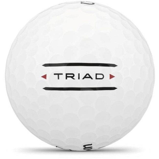 Мячи для гольфа Wilson TRIAD 12 шт, белые