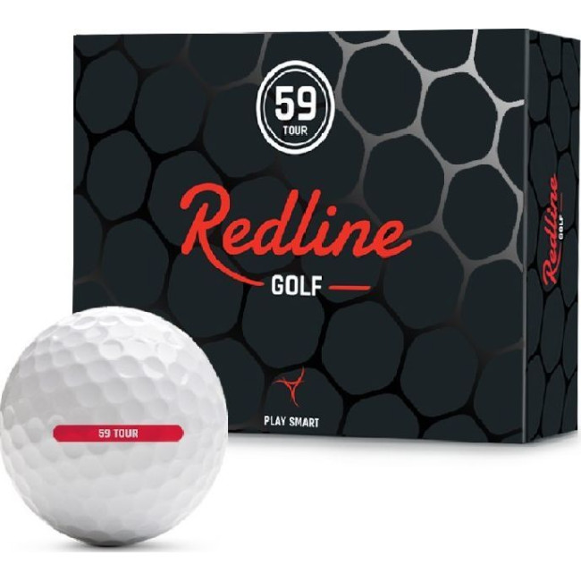 М'ячі для гольфу Redline 59 Tour 12 шт, білі