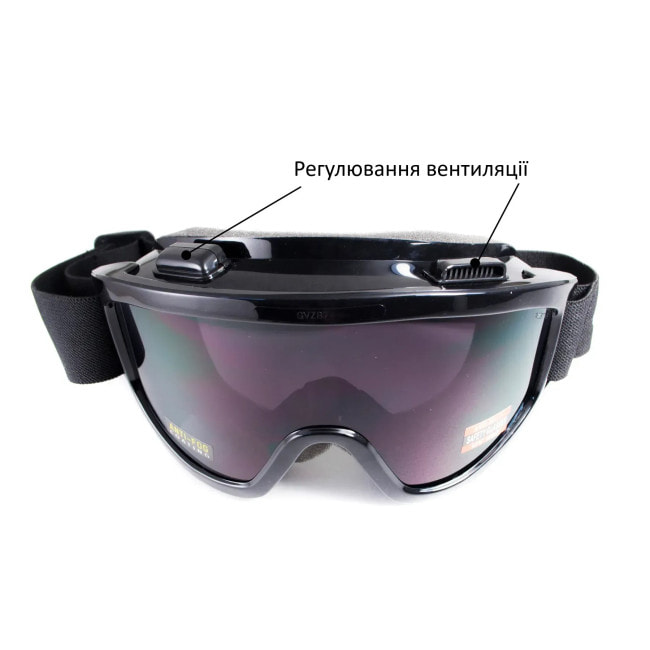Окуляри лижні Global Vision Wind-Shield Anti-Fog, прозорі
