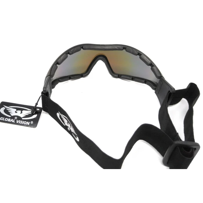 Лыжные очки с уплотнителем Global Vision Z-33 (G-Tech™ blue) Anti-Fog, синие