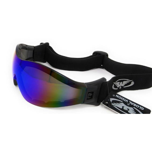 Окуляри лижні з ущільнювачем Global Vision Z-33 (G-Tech™ blue) Anti-Fog, сині