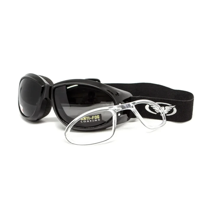 Очки защитные с уплотнителем Global Vision Eliminator RX Anti-Fog серые