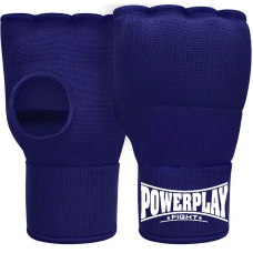 Перчатки-бинты с гелевыми подушечками PowerPlay 3096 размер L, темно-синие