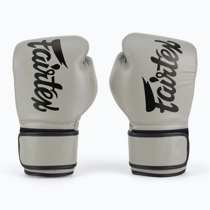 Рукавички боксерські з бинтами Fairtex BGV14 10 унцій, сірі