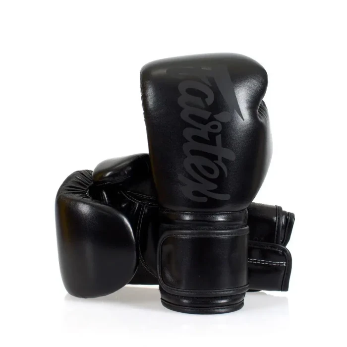 Рукавички боксерські з бинтами Fairtex BGV14SB 14 унцій, чорні