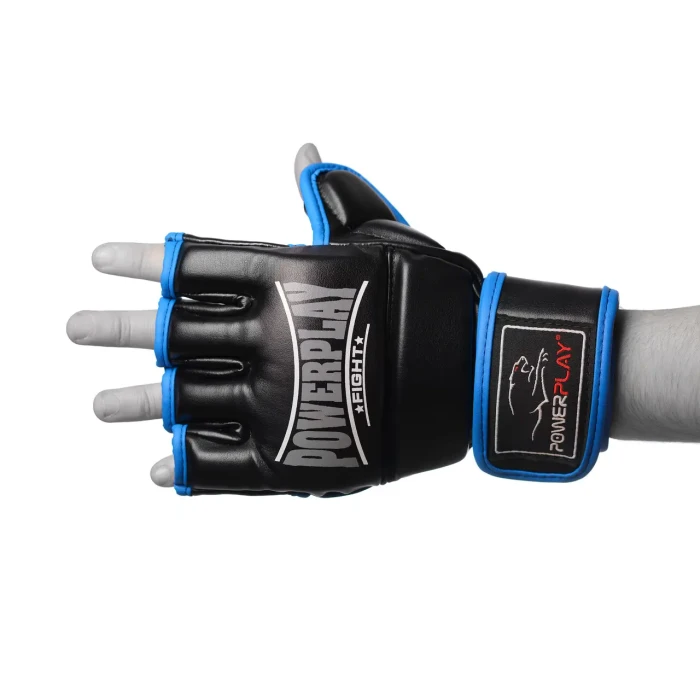 Перчатки MMA PowerPlay 3058 размер XL, черно-синие