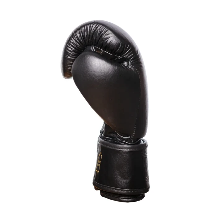 Перчатки боксерские кожаные PowerPlay 3014 Indiana 12 унций, черные