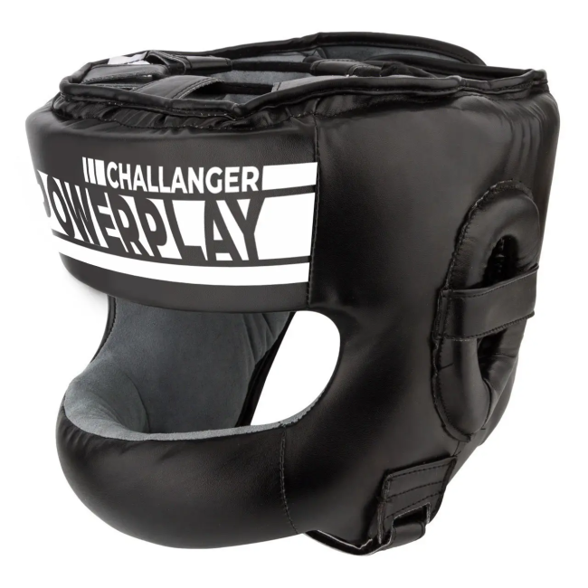 Шолом боксерський закритий PowerPlay 3067 розмір M, чорний